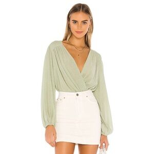 Free People Check On It Wrap Top
